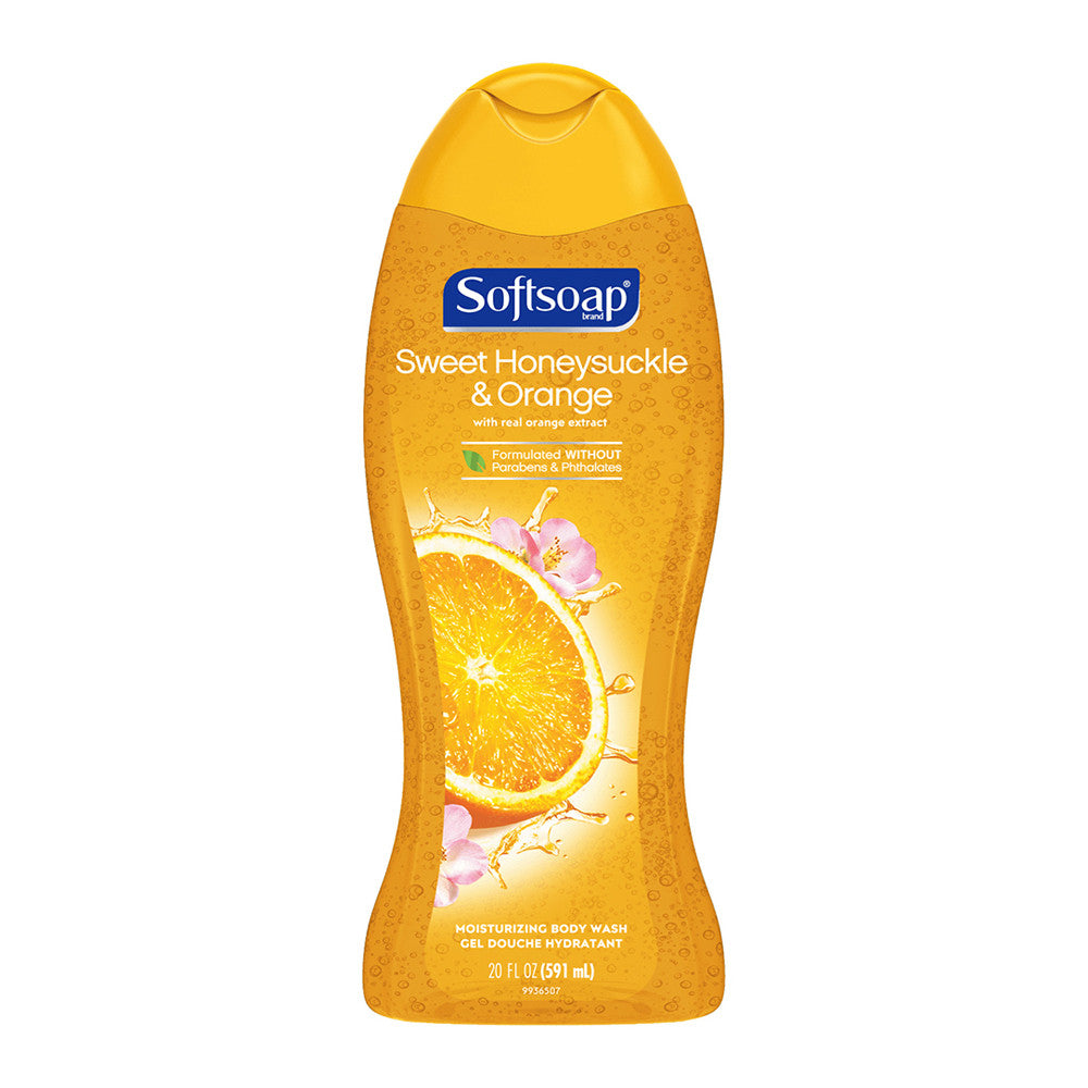 Softsoap Moisturizing Body Wash, Sweet Honeysuckle and Orange, 20 Oz